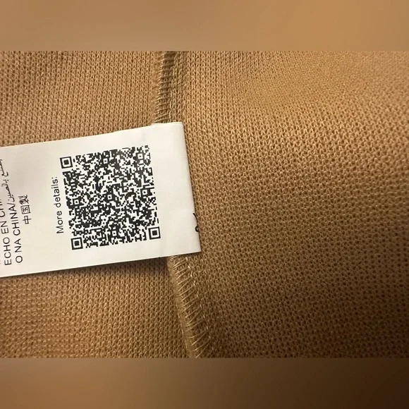 SHEIN Faux Wool Double Breasted Peacoat Trench Coat Womens Large 8/10 NWT - Picture 11 of 11